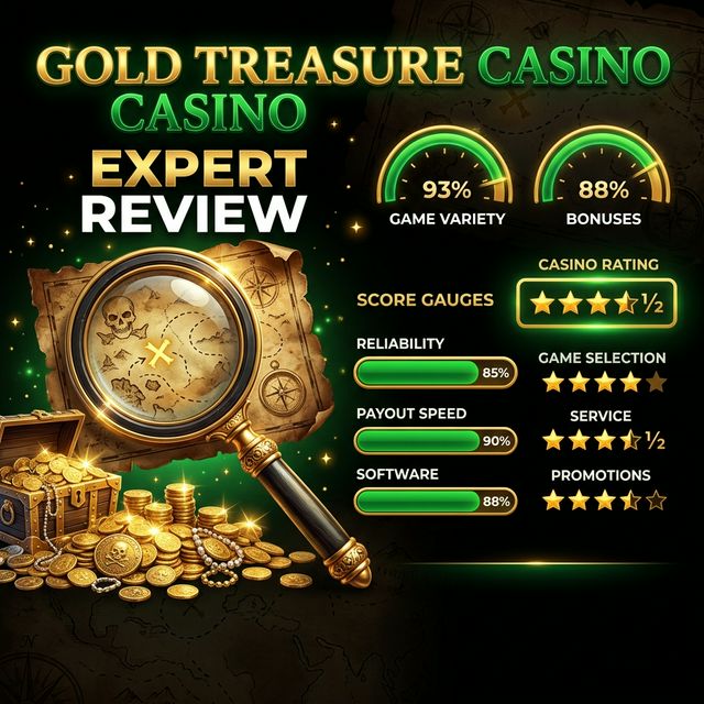 Gold Treasure Casino expert review 2025 &mdash; score 8.7/10, 30-day test